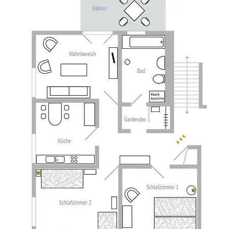 In Mockritz Mit Garten Апартаменты